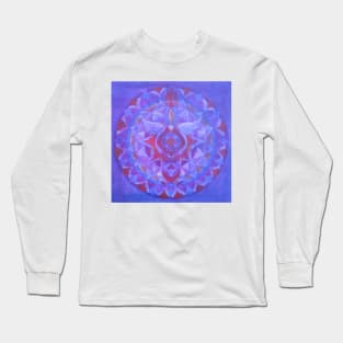 Angel of Hope free-hand mandala Long Sleeve T-Shirt